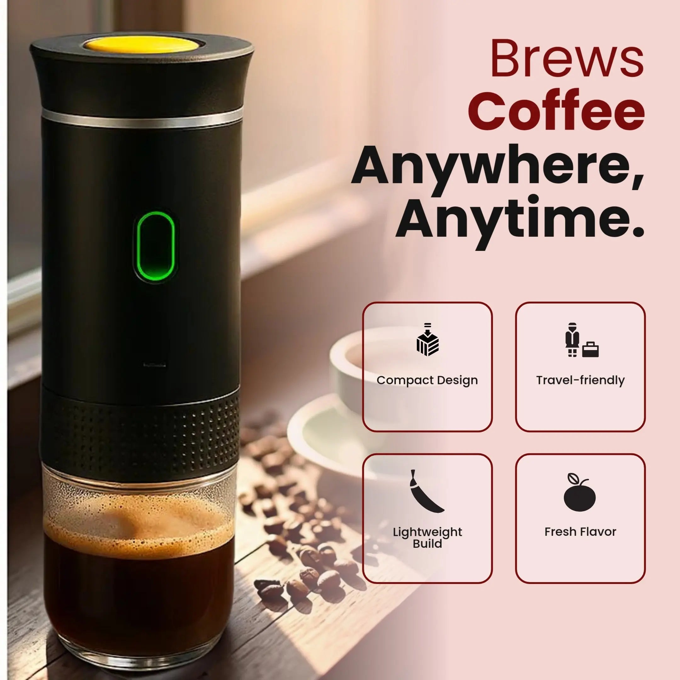 JetBrews Portable Coffee Maker JetBrews